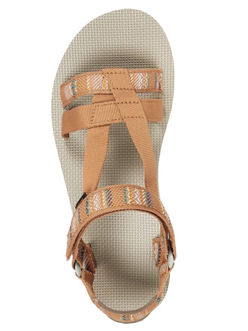 Teva Sandals Arivaca Aviles Tan Platform Sport Shoes Outdoor Pattern Size 9 - Picture 7 of 16